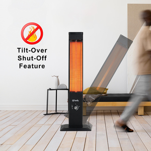 Energy Efficient Turkish Standing Electric Infrared <strong>Heater</strong> <strong>with</strong> Adjustable <strong>Temperature</strong> <strong>Control</strong> for Home Office Indoor OutdoorUse - Product Image 2