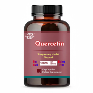 Cápsulas de quercetina de hierbas OEM/ODM con etiqueta privada, suplemento alimenticio de soporte respiratorio saludable para adultos - Product Image 1