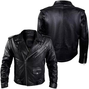 Chaqueta de Cuero de Lujo para Hombre y Mujer, Cuero Genuino, Logotipo Personalizado, Suministro Directo de Fábrica - Product Image 2