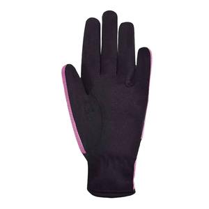 Gants de sport d'équitation unisexes en cuir marron respirant, à mouvement libre, adaptés à toutes les saisons, avec impression de logo personnalisée - Product Image 3