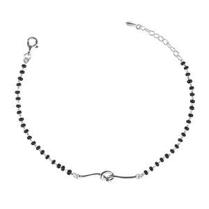 Compre una Pulsera de Plata 925 con Cuentas de Ónix, Circonita, Perla y Diamante en Forma de Corazón para Cada Momento, Compromiso o Regalo - Product Image 1
