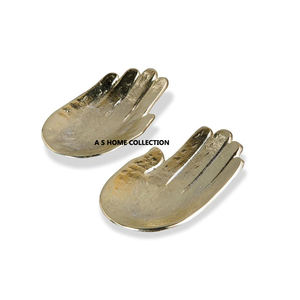 ถาดสแตนเลสทรงกลมสำหรับเสิร์ฟพร้อมอุปกรณ์ตกแต่งบ้านและโรงแรมร้านอาหารสำนักงาน - Product Image 6