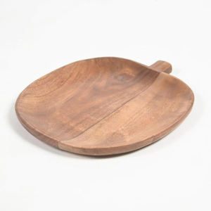 Plateau de service en bois sculpté à la main dernier plateau en bois de service de nourriture pour la maison hôtel et restaurants décor - Product Image 1