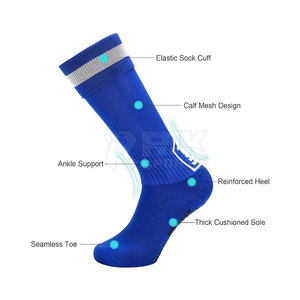 Chaussettes de football haute performance, tissu extensible durable, chaussettes de football confortables pour l'entraînement, les matchs et les activités sportives - Product Image 4