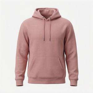 Sweat à capuche streetwear sur mesure pour homme, 100 % coton premium, couleur personnalisée, deux poches avant, pull-over, écologique, thermique - Product Image 1