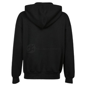 Sweat à capuche pour homme de haute qualité, conçu sur mesure, en polaire d'hiver avec strass, motif uni imprimé, coupe-vent pour une utilisation en extérieur - Product Image 2
