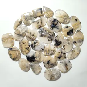 Natural Free Size Tiger Dendritic Agate Cabochon Tiger Dendritic Agate Stone Best Quality Product Light Weight Material