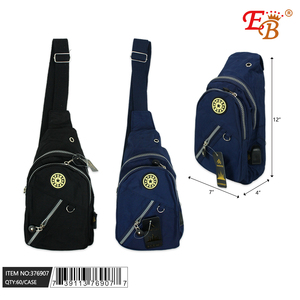 60 pz/CS Borsa a tracolla vintage da donna alla moda in PU/Nylon/Pelle, Borse Messenger con dettagli in pietra/catena/lettere, Modello XL portatile personalizzabile - Product Image 1