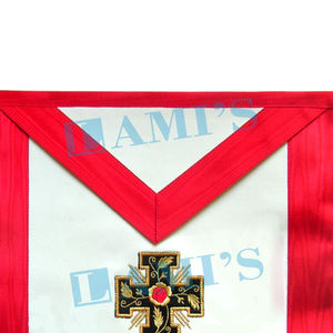 Masonic ASSR 18th Degree Knight <b>Rose</b> Croix Apron High Quality Masonic Regalia Apron for Uniform - Product Image 5