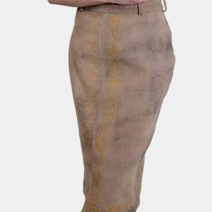 Premium <b>Women's</b> Bavarian Leather <b>Skirt</b> Traditional German Oktoberfest <b>Skirt</b> with Custom Embroidery <b>for</b> Festivals - Product Image 3