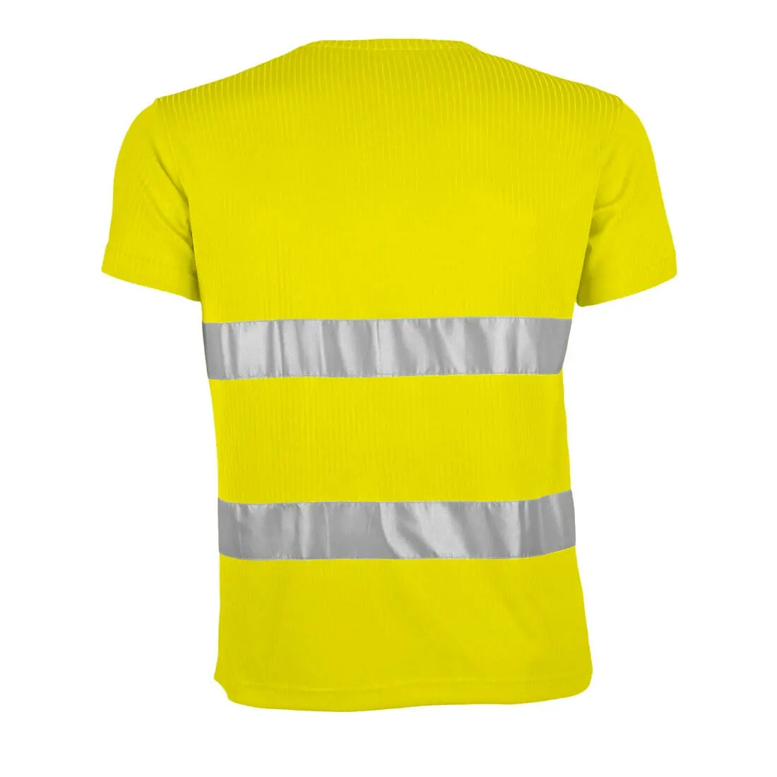 Ropa de trabajo de seguridad Camiseta de trabajo de seguridad de alta visibilidad transpirable o Nick 100% algodón 5cm de ancho camiseta con cinta brillante para unisex