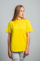 Camiseta Informal de Verano para Mujer IMRON, Negra, 100% Algodón, Manga Corta, Cuello Redondo, Corte Ajustado, Color Sólido, Transpirable, Tejido de Punto Jersey, 160g