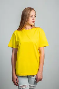 Kaus untuk wanita 100% kain katun pengiriman seluruh dunia kaus katun