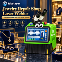Machine de soudage laser de bijoux de bureau 60W YAG, soudeuse par points laser pour la réparation de bijoux, micro-soudage or et argent