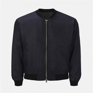 Blouson aviateur à manches longues avec logo personnalisé OEM pour hommes tissu en toile pour la saison d'hiver - Product Image 3