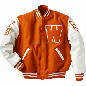 Wholesale Custom <b>Purple</b> <b>Varsity</b> <b>Jackets</b> for Men Stand Collar with Embroidery Baseball Letterman Chenille Patches - Product Image 2