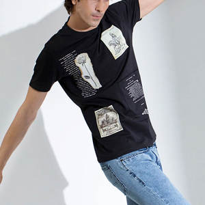 เสื้อยืดผ้าฝ้าย100% สำหรับผู้ชายเสื้อยืดสตรีทแวร์ผ้าคอตตอนแบรนด์ออกแบบได้ตามต้องการ2025 - Product Image 6