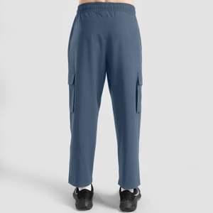 Pantalon de golf baggy taille haute pour homme, coupe micro-ajustée, taille XL, en tissu tissé léger, logo personnalisable, gris foncé, idéal pour l'été et le printemps - Product Image 2