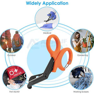 Ciseaux en tissu de bandage 5.5 pouces ciseaux utilitaires d'infirmière utilisation chirurgicale instruments chirurgicaux médicaux - Product Image 4