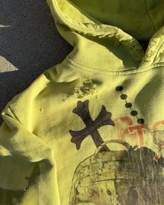 Hoodies pour hommes les plus vendus, broderie 3D, couleur personnalisée, service OEM, hiver, en tissu éponge, strass, fabriqué au Pakistan, faible MOQ - Product Image 4