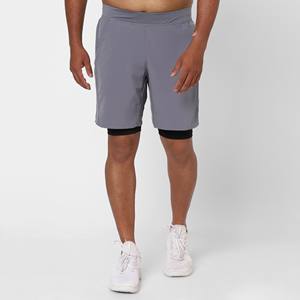 Short 2 en 1 Homme Classique Imprimé Blanc Brillant Respirant Au-dessus du Genou Personnable Logo Gratuit Stylish Inner Wear & Swim Trunk Hommes - Product Image 6