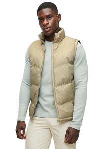 Chalecos de Invierno para Hombre, Cuello Alto, Acolchados, de Algodón Grueso, Cálidos, Deportivos, Lisos - Product Image 3