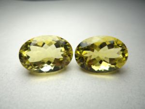 Nuevas piedras preciosas sueltas de tamaño calibrado con forma ovalada facetada de cuarzo limón para hacer colgantes Vintage y joyería fina OEM a granel - Product Image 2