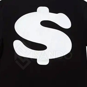 Verano moda desgaste Color sólido Puff impreso camisetas 100% algodón Pakistán hecho suelto ajuste impreso 100% algodón camiseta para hombres - Product Image 6