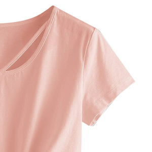 Crop tops pour femmes à prix raisonnable, impression de logo personnalisée, qualité supérieure, 100% coton, crop top pour femmes - Product Image 6