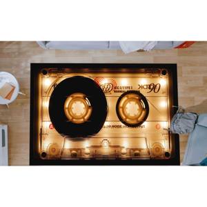 Alfombra Retro con Diseño de Casete de Audio: Decoración Moderna para Sala de Música, Alfombra Suave de Tela No Tejida - Product Image 5