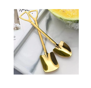 ช้อนตักทองเหลืองแบบปรับแต่งได้เครื่องใช้บนโต๊ะอาหารขัดเงาทองชิ้นล่าสุดราคาดีที่สุด - Product Image 2