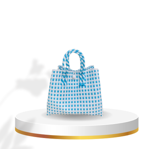 Nueva moda tejida precios al por mayor reciclar bolso para mujeres material plástico reciclado ecológico en tejido de Indonesia - Product Image 1