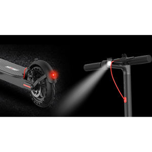 Pour trottinette électrique à deux roues H1, roues de 10 pouces, moteur sans balais de 350 W, vitesse maximale de 20 mph, charge maximale de 265 lb, double entraînement au lithium - Product Image 3