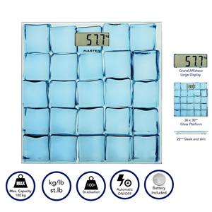 Balance de composition corporelle numérique Venus EPS-1269, capacité de 180 kg, verre trempé de 4 mm, mesure de haute précision, mise en marche/arrêt automatique, batterie - Product Image 4