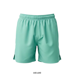 กางเกงขาสั้นผ้าฝ้ายโพลีเอสเตอร์แห้งเร็วสำหรับผู้ชายกางเกงขาสั้นออกกำลังกายเล่นฟิตเนสวิ่งน้ำหนักเบาระบายอากาศได้ดี - Product Image 5