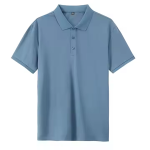 Personalizado de alta calidad de talla grande de punto de algodón de los hombres para los polos Casual Golf Boys camisetas en blanco bordado impreso sólido puede - Product Image 3