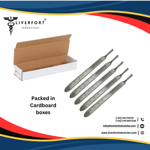 Haute qualité N° 3 poignées de bistouri en acier inoxydable pour sutures BP, nouveaux instruments chirurgicaux dentaires réutilisables, certifiées CE - Product Image 6