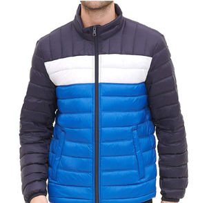 Chaquetas acolchadas con diseño de impresión de logotipo personalizado, abrigo de invierno de talla grande, ropa de calle para hombre, chaqueta acolchada de invierno de gran tamaño a la venta - Product Image 1