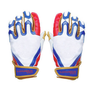 Luxurious Adult Youth Baseball Softball Gloves Customizable Logo Wholesale Multiple Sizes Color Leather Pro <b>Batting</b> Sports - Product Image 5