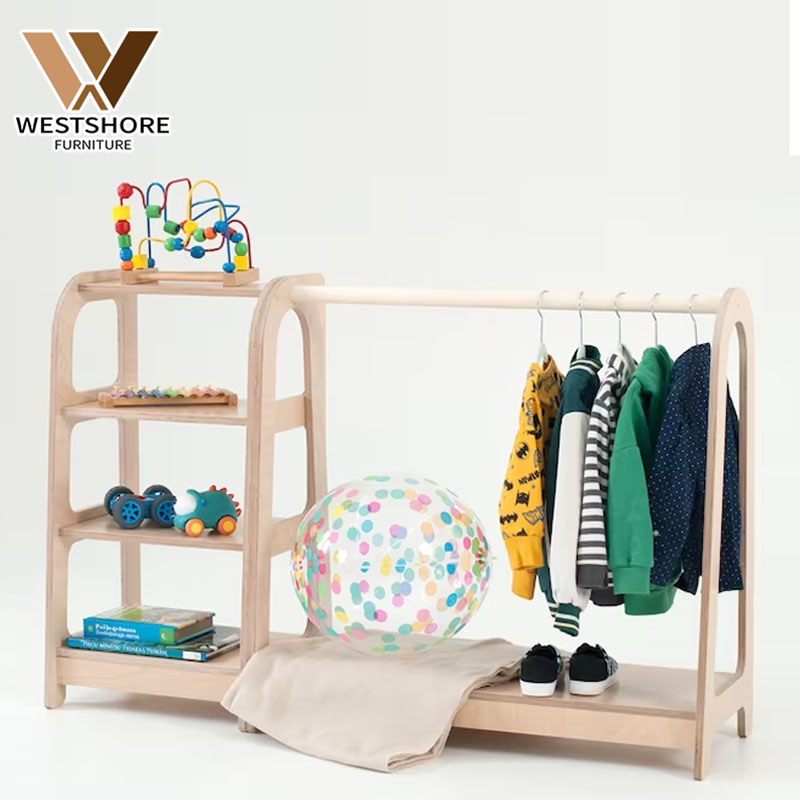 Милая Радужная детская вешалка для одежды