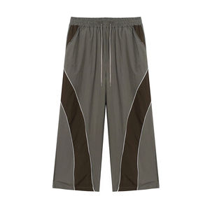 Veste coupe-vent unisexe vintage multi-panneaux en nylon et polyester, style streetwear ample, grande taille, personnalisable et écologique - Product Image 3