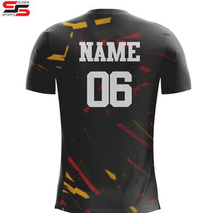 Jersey de fútbol con logotipo de patrocinador bordado personalizado de alta calidad, uniforme deportivo, camiseta de fútbol clásica por sublimación para adultos y niños - Product Image 2