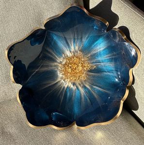 Decorative artistic <b>resin</b> bowl stylish centerpiece <b>for</b> dining <b>table</b> kitchen home luxury unique modern serving - Product Image 6