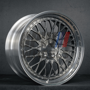 Jantes forgées en deux parties GPW Custom High Performance 6061-T6 5x112 5x114.3 Design Mesh en alliage pour Audi RS BMW M Mercedes AMG - Product Image 1