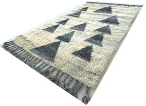 Hot Selling Moroccan Woolen Hand Knotted Luxury Area <b>Rug</b> Traditional Style High Pile <b>for</b> Home Camping Abstract Interior Design - Product Image 3