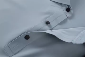 Camisa de Hombre de Alta Calidad, Corte Regular, Cómoda, Antiarrugas, 100% Algodón, Tejido de Punto Bordado, Ropa de Marca Privada - Product Image 5