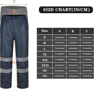 Pantalon de travail haute visibilité de style moderne du fabricant supérieur Vêtements de sécurité réfléchissants de qualité professionnelle Tendance à la mode - Product Image 3