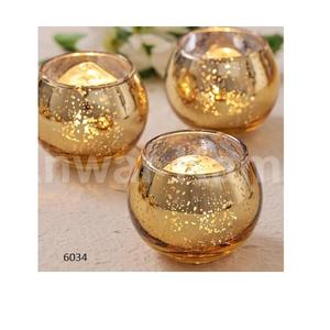 Bougeoirs votifs clairs pour pièces maîtresses de table bougeoirs en verre rond en vrac pour décor de mariage et décorations pour la maison - Product Image 3