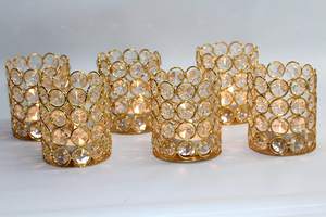 Candelabro de cristal de diseño, centro de mesa votivo, decoración moderna de mesa de alta calidad para eventos y bodas, superventas - Product Image 3