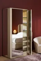 Élégance sculpturale : une armoire courbée haut de gamme pour sublimer votre suite principale